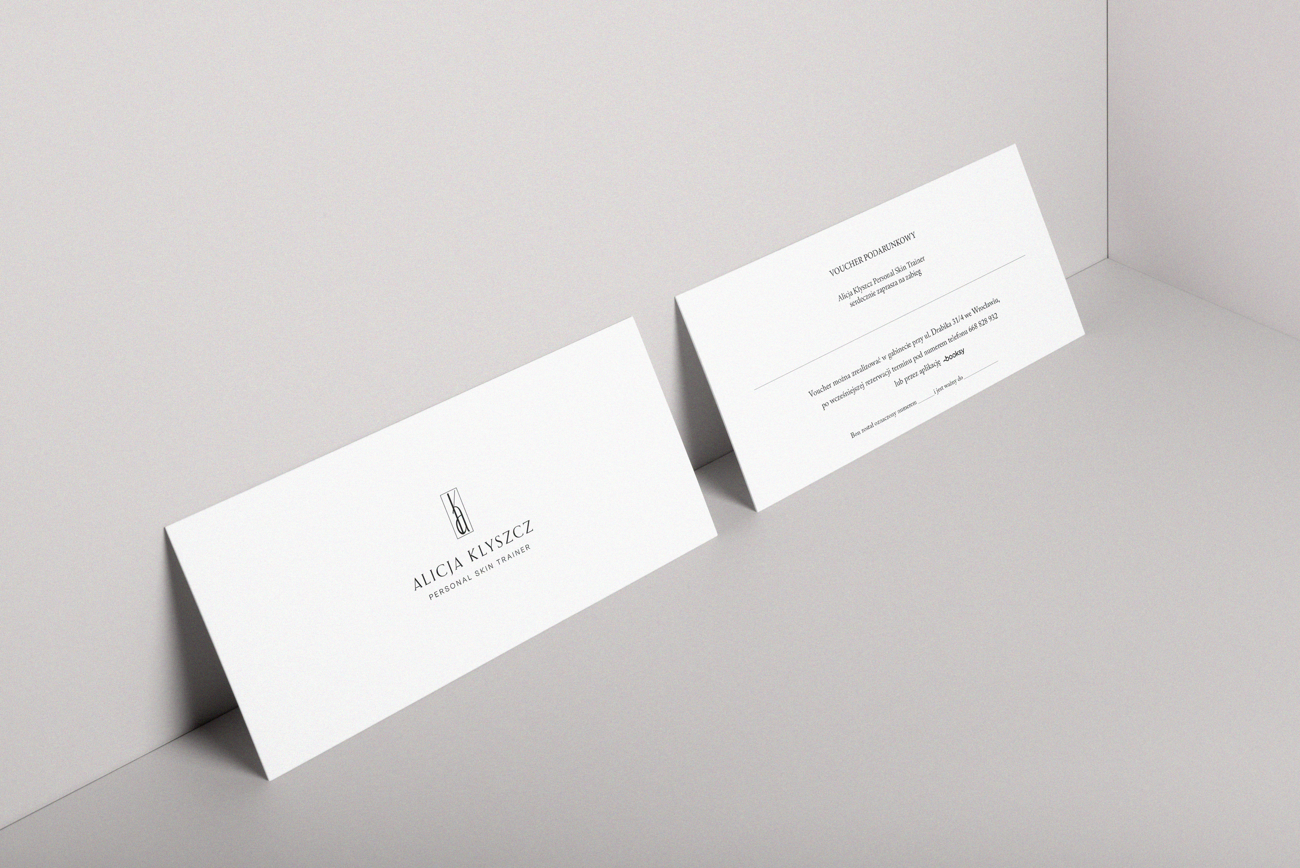 alicja klyszcz kosmetolog logo dla kosmetologa